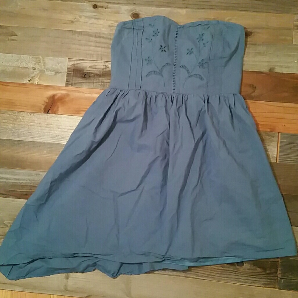 Kimchi Blue Strapless Asymmetrical Dress Medium